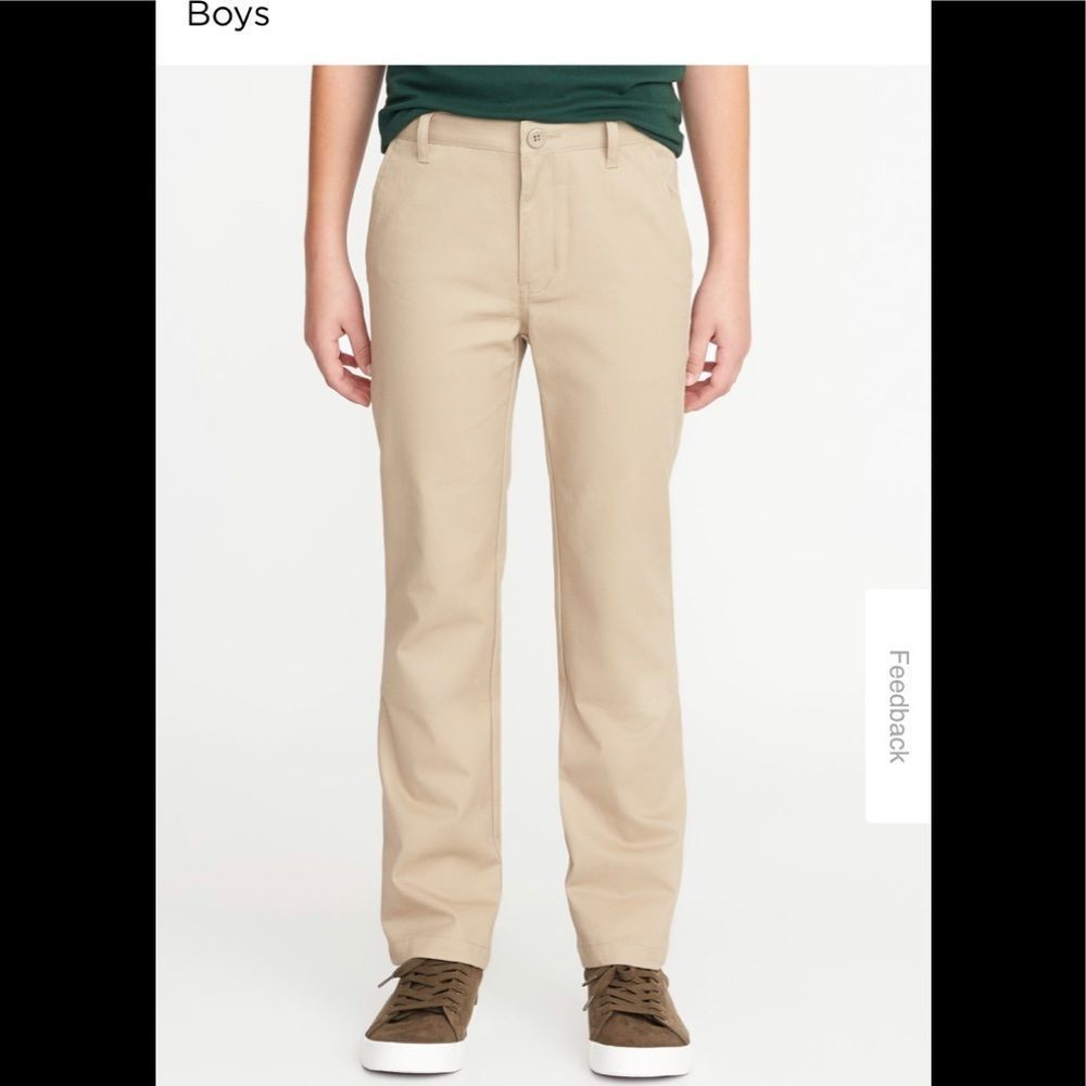 Old Navy Straight Leg Size 18 Regular Boys Khakis